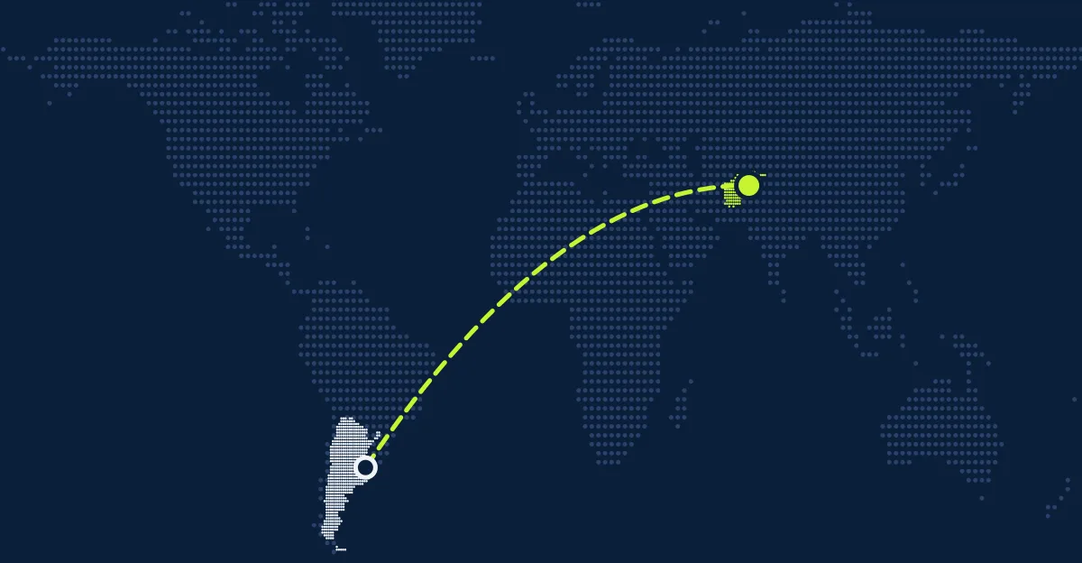Argentina → Afeganistão