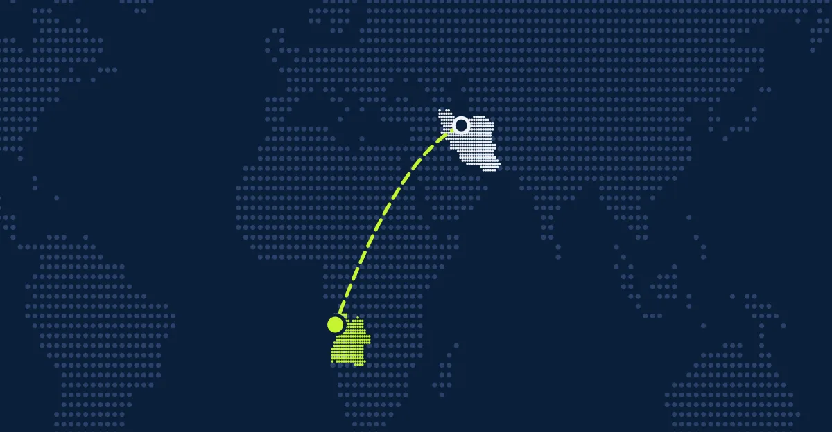 Iran → Angola
