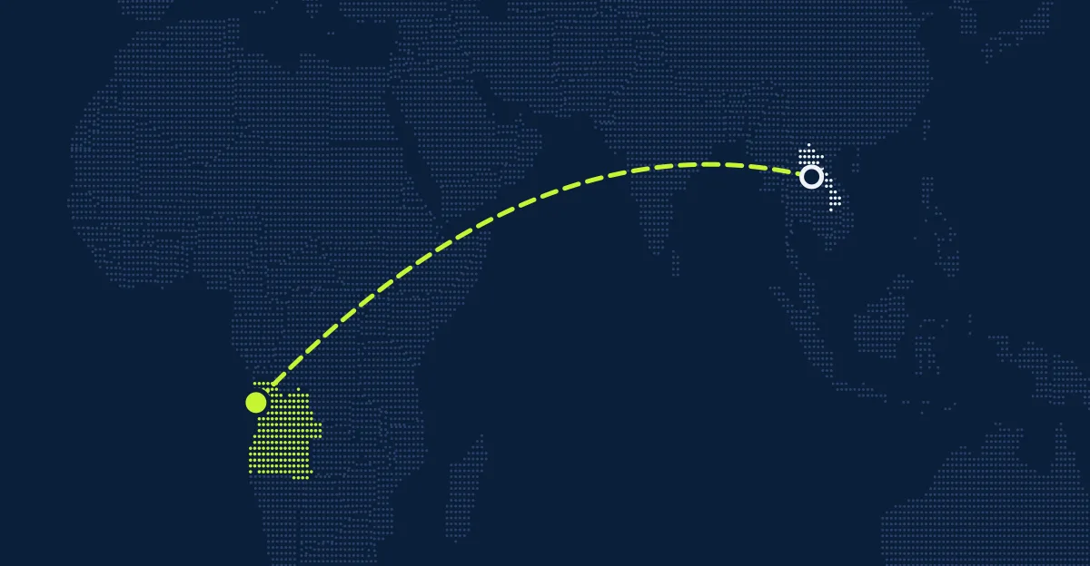 Laos → Angola