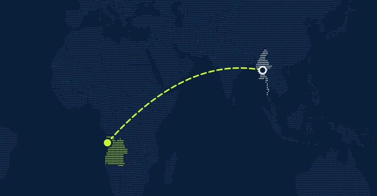 Myanmar → Angola