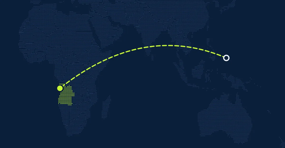 Palau → Angola