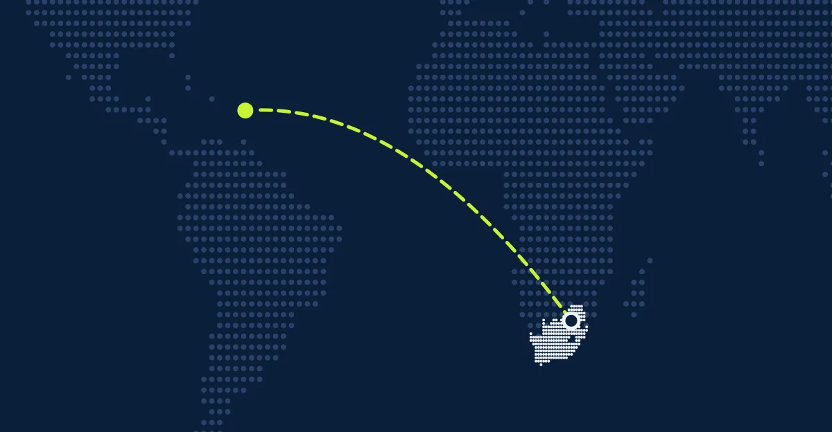 Südafrika → Antigua und Barbuda