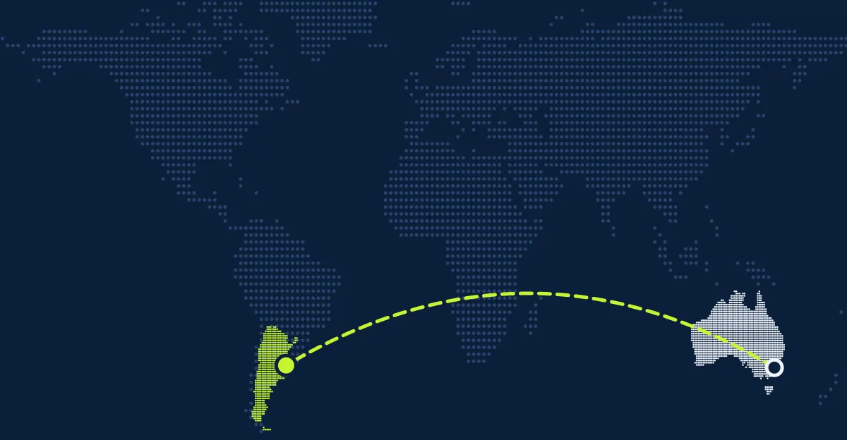 Austrália → Argentina