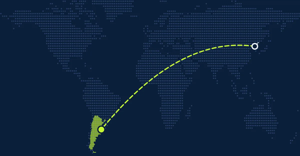 Coreia do Norte → Argentina