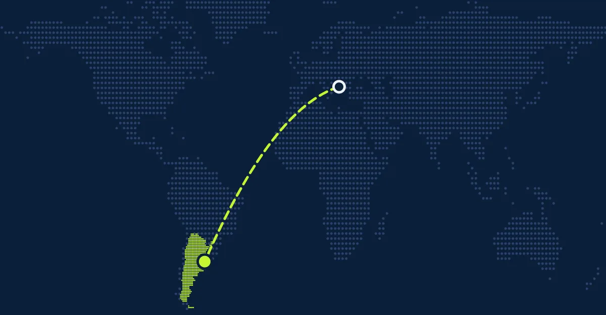Macedônia do Norte → Argentina