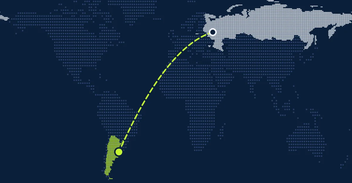 Russland → Argentinien