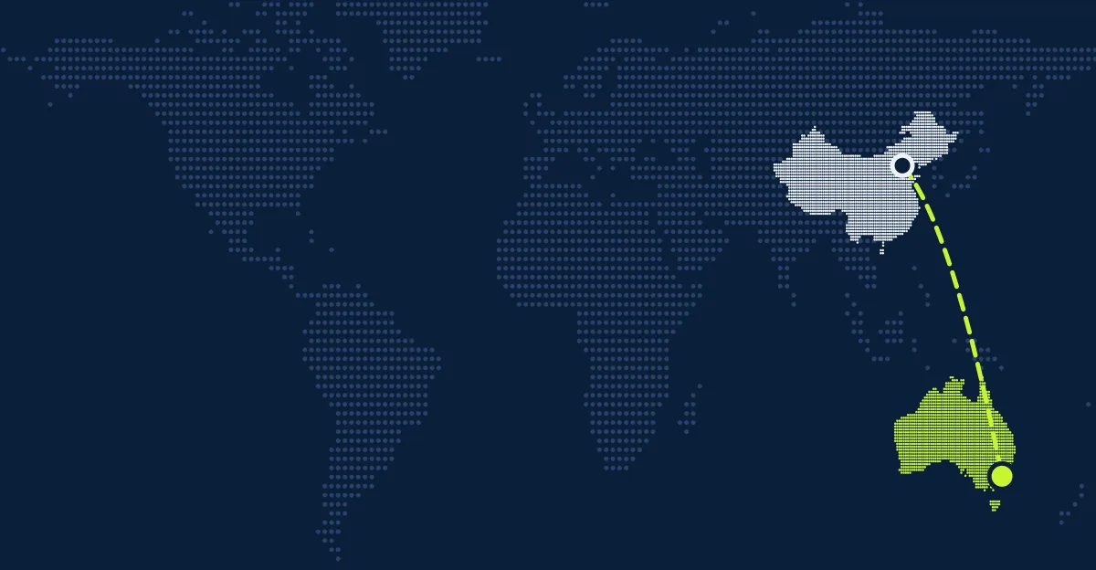 China → Austrália