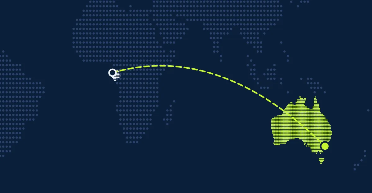 Gabão → Austrália