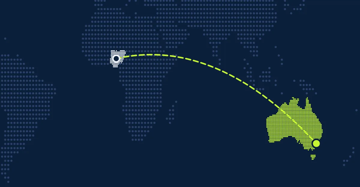 Nigeria → Australien