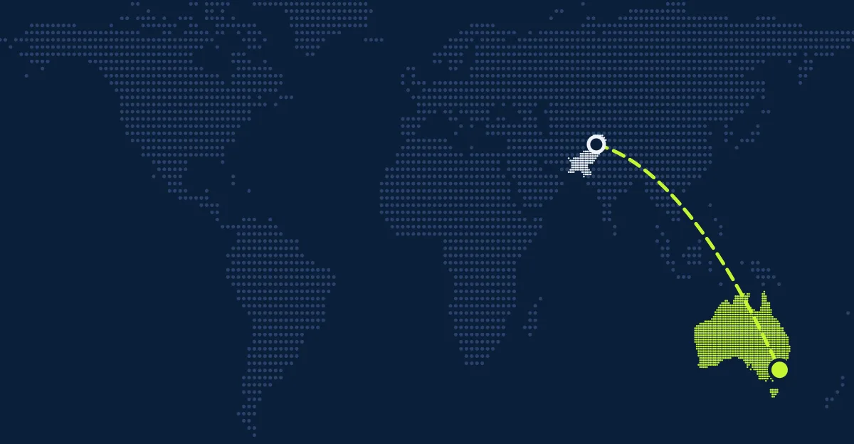 Pakistán → Australia