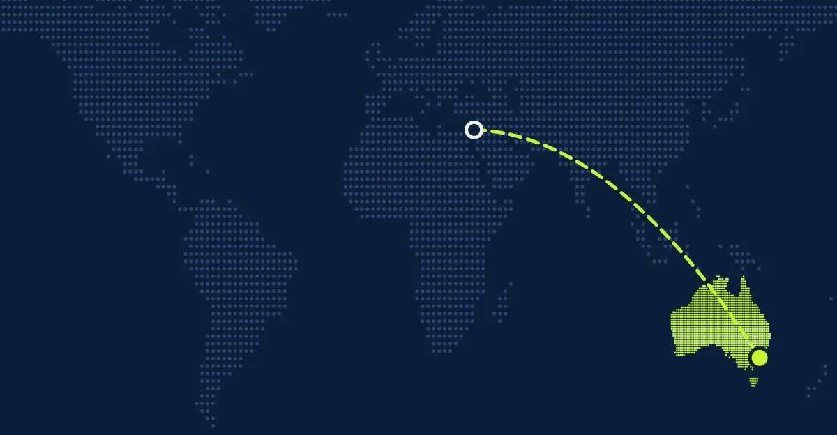 Palästinensische Autonomiegebiete → Australien