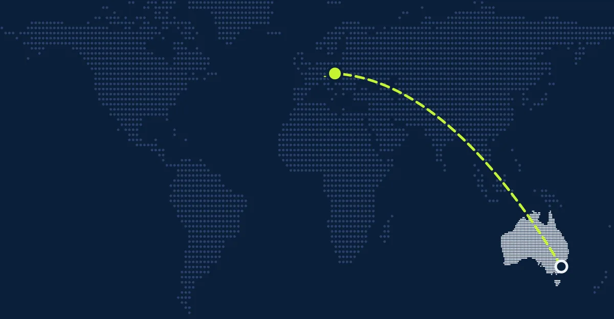 Australia → Austria