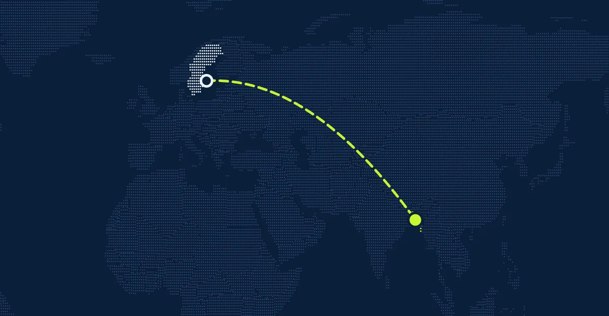 Suécia → Bangladesh