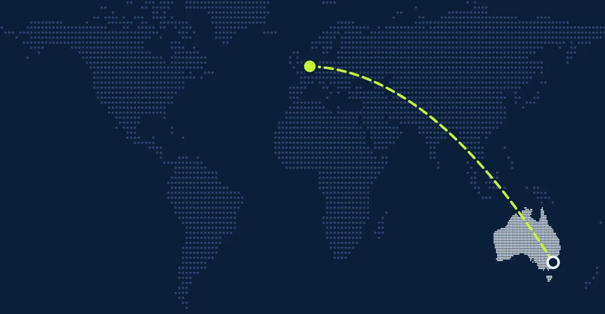 Australien → Belgien