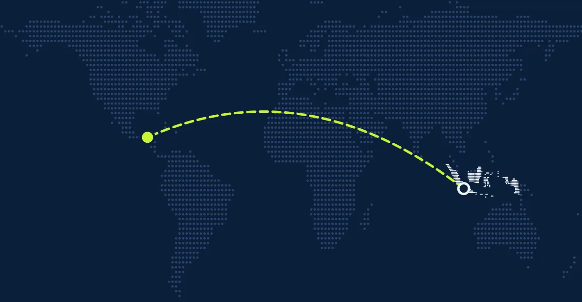 インドネシア → ベリーズ