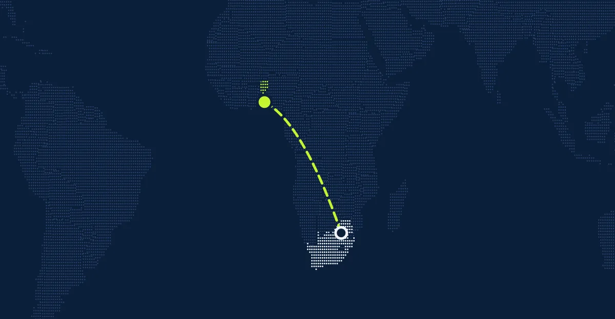 Südafrika → Benin