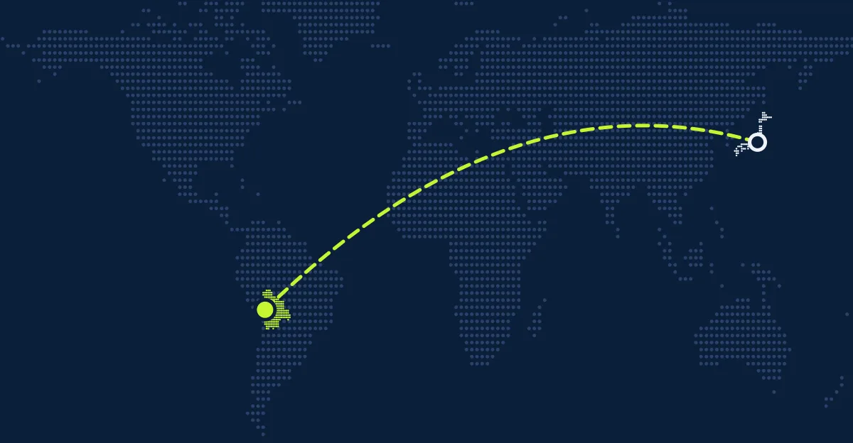 日本 → ボリビア