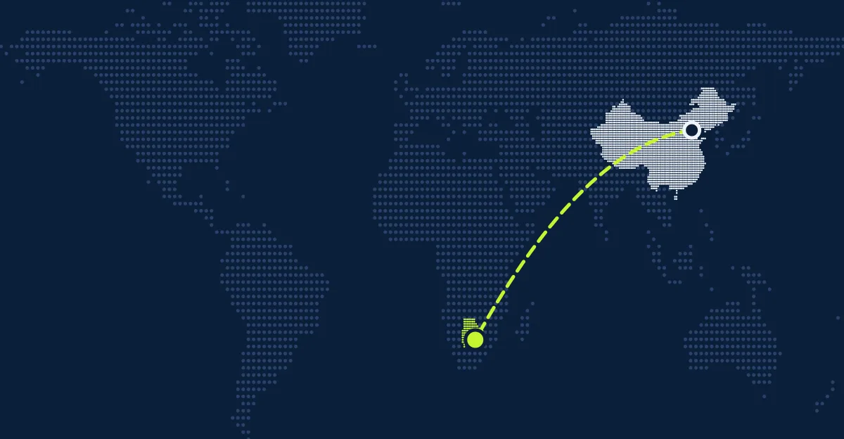 China → Botsuana