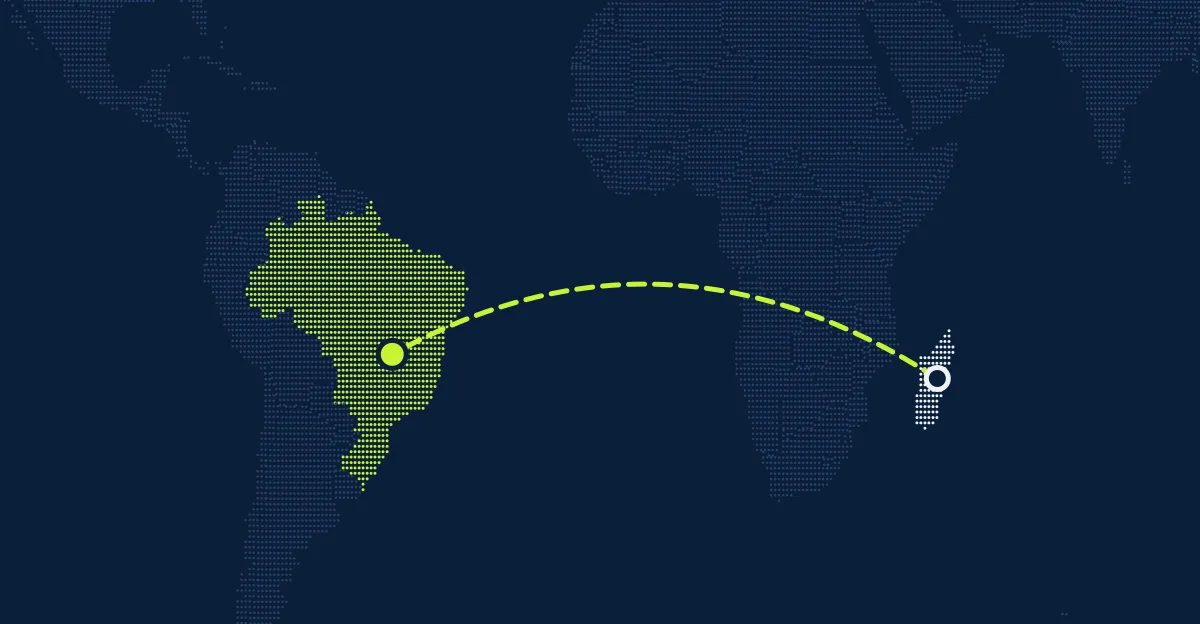 Madagascar → Brasil