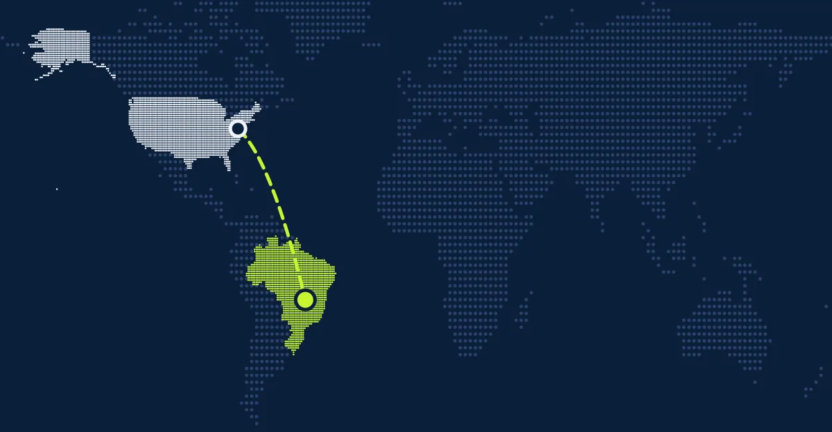 Estados Unidos → Brasil