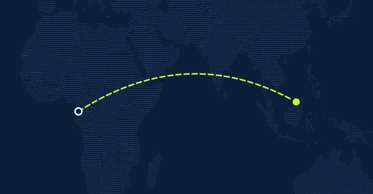 Guiné Equatorial → Brunei