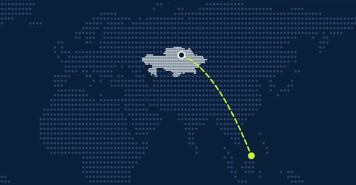 Kazakistan → Brunei