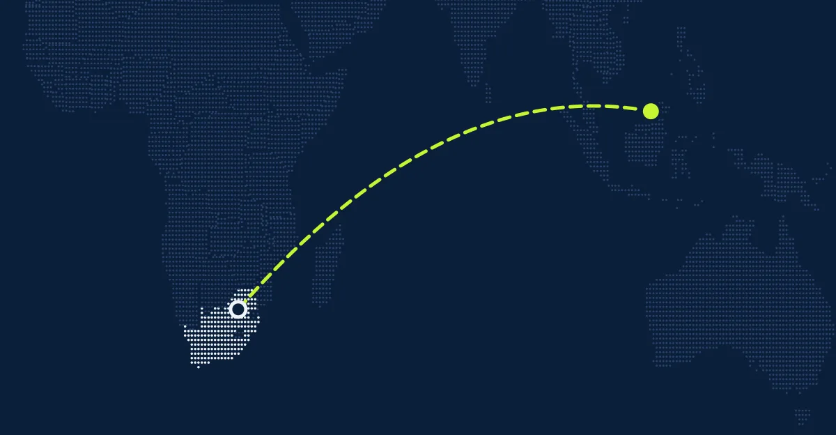 Südafrika → Brunei Darussalam