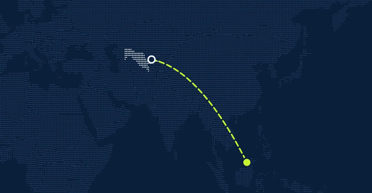 Uzbequistão → Brunei