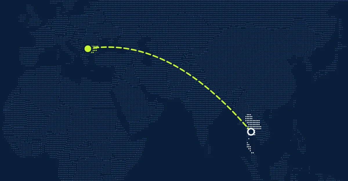 Thailand → Bulgarien
