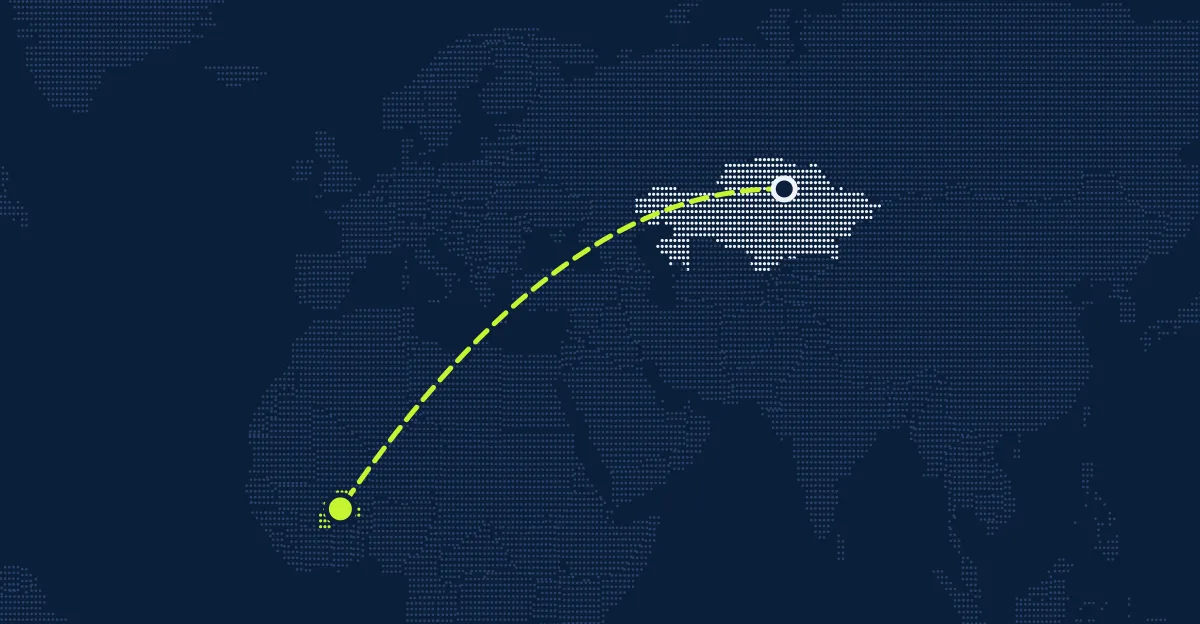 Kasachstan → Burkina Faso
