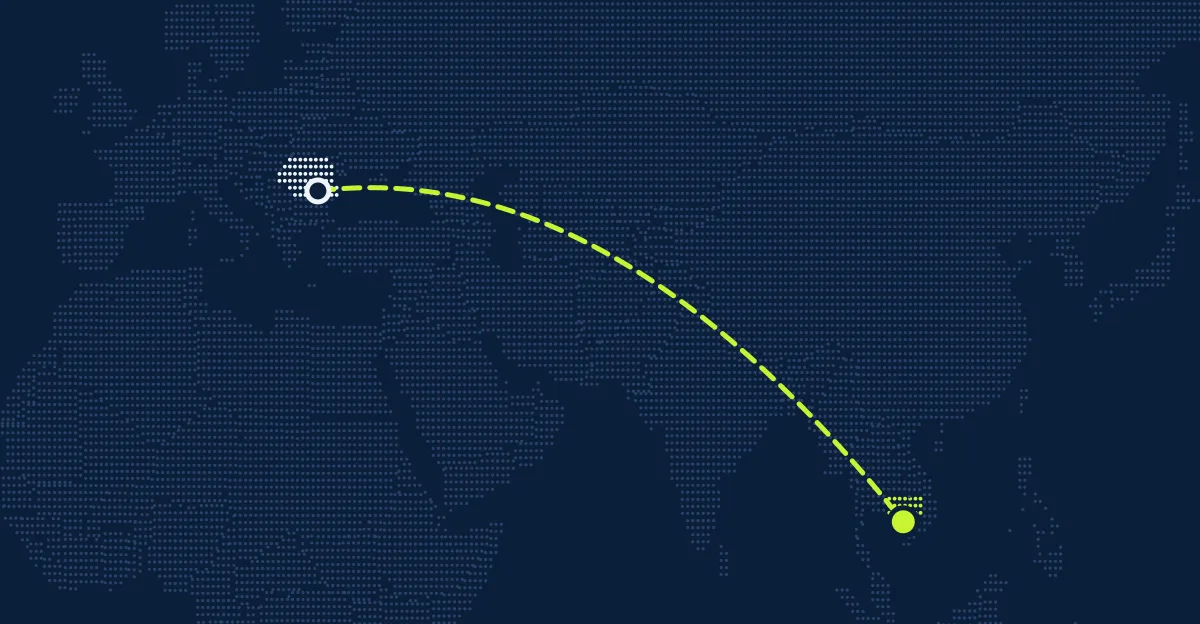 Romênia → Camboja