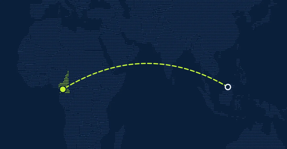 Brunei → Camarões