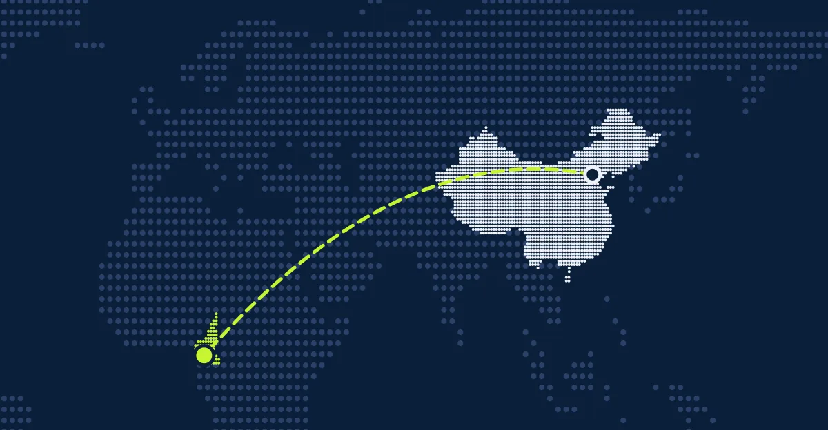 China → Camarões