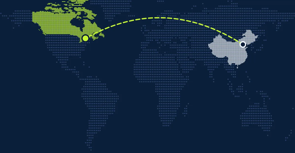 China → Canadá