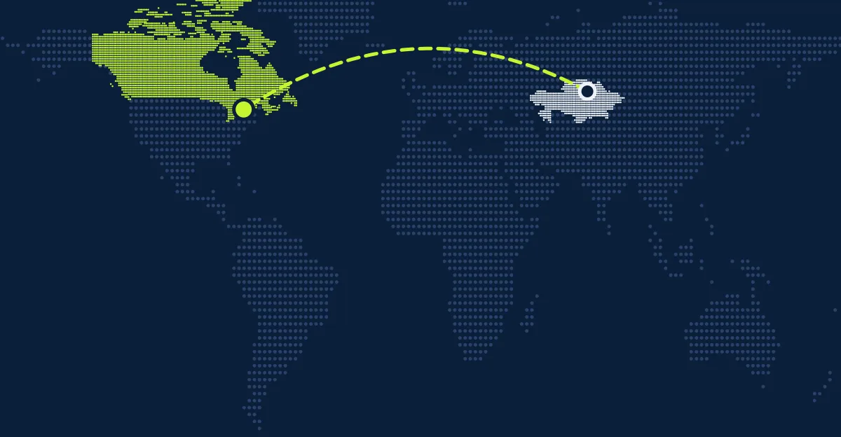Cazaquistão → Canadá