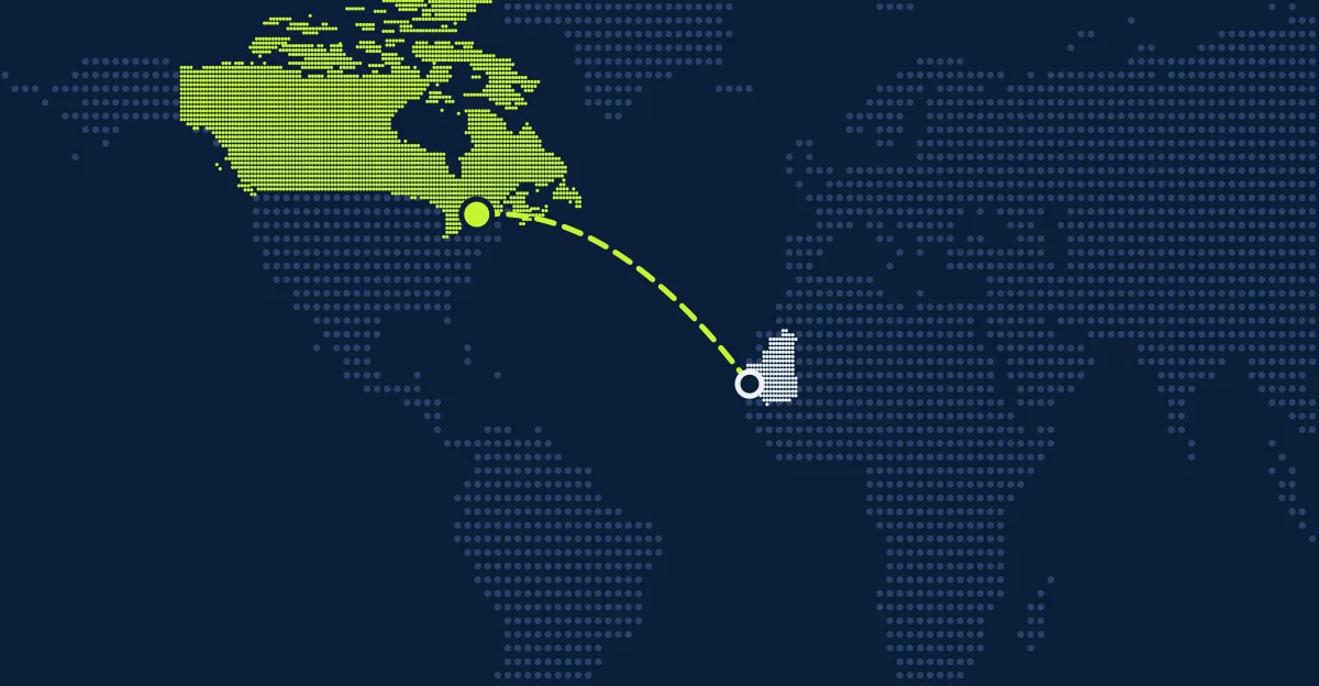 Mauritânia → Canadá