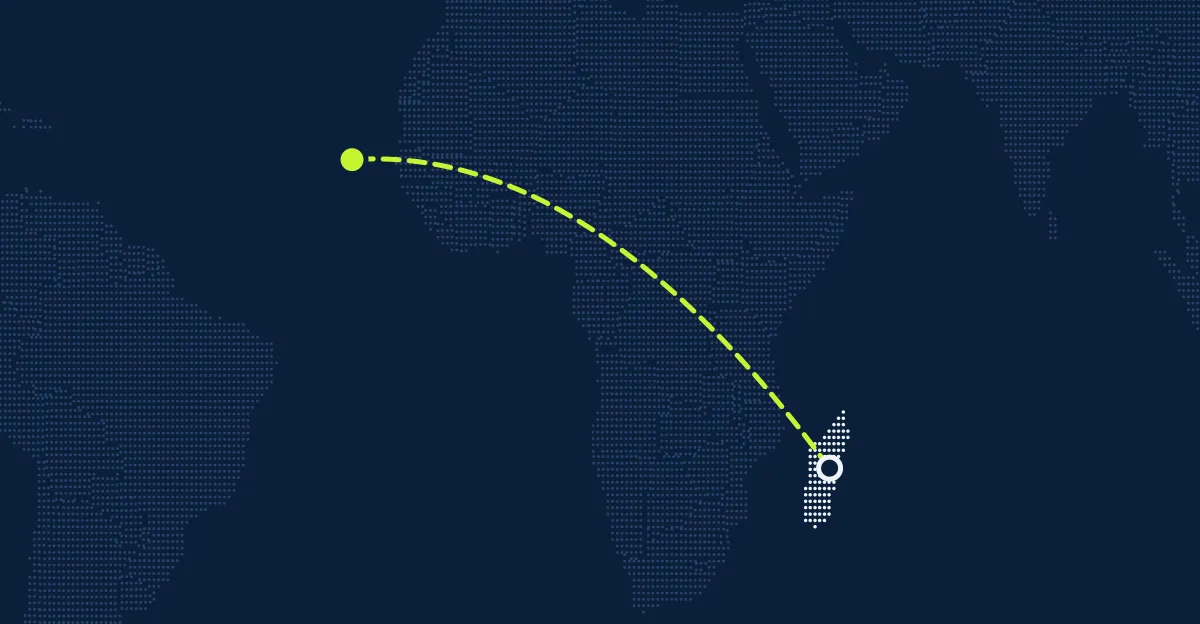Madagascar → Cabo Verde