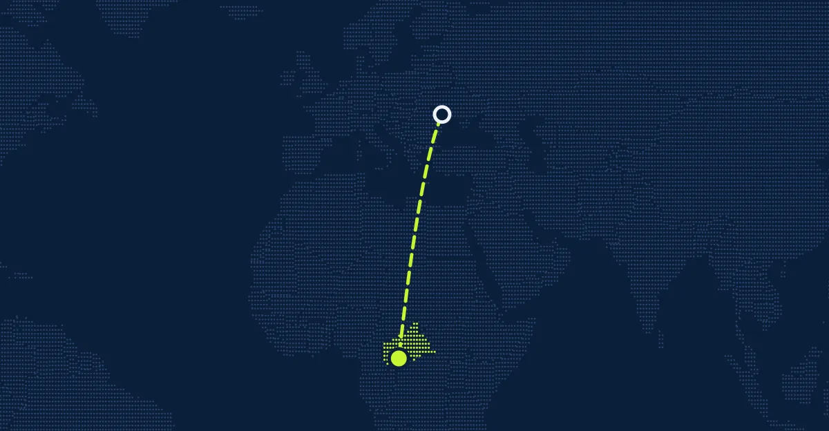 Moldova → Orta Afrika Cumhuriyeti