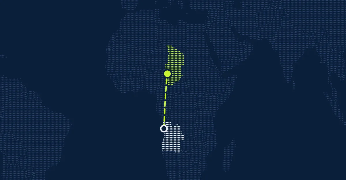 Angola → Chad