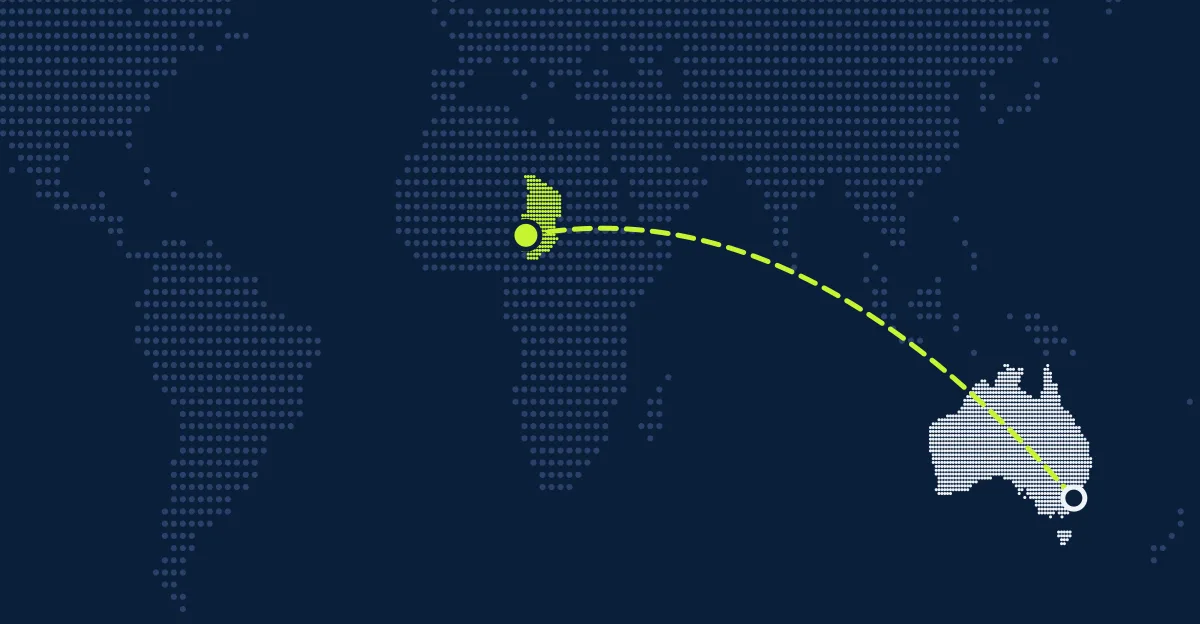 Austrália → Chade