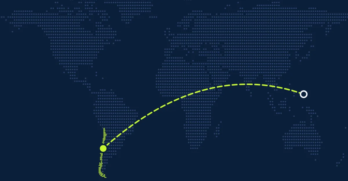 Palau → Chile