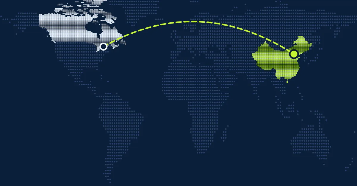 カナダ → 中国