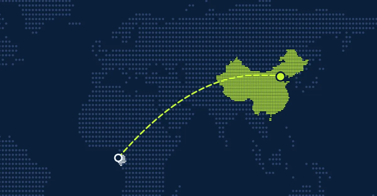Gabão → China