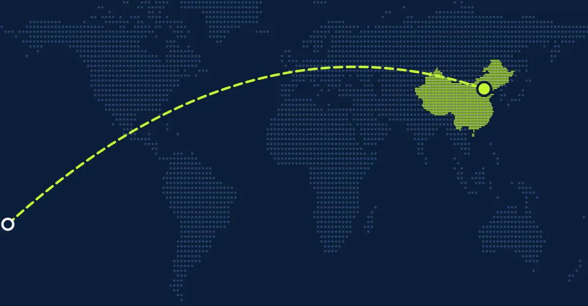 Tonga → China