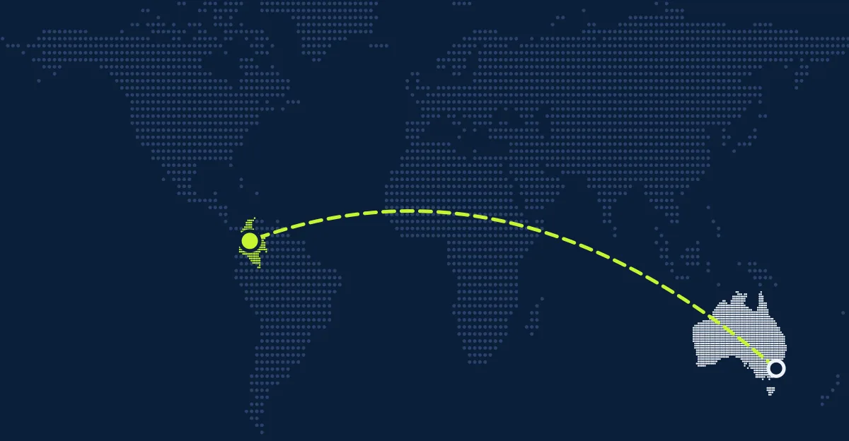 Australien → Kolumbien