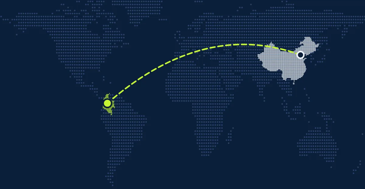 China → Kolumbien