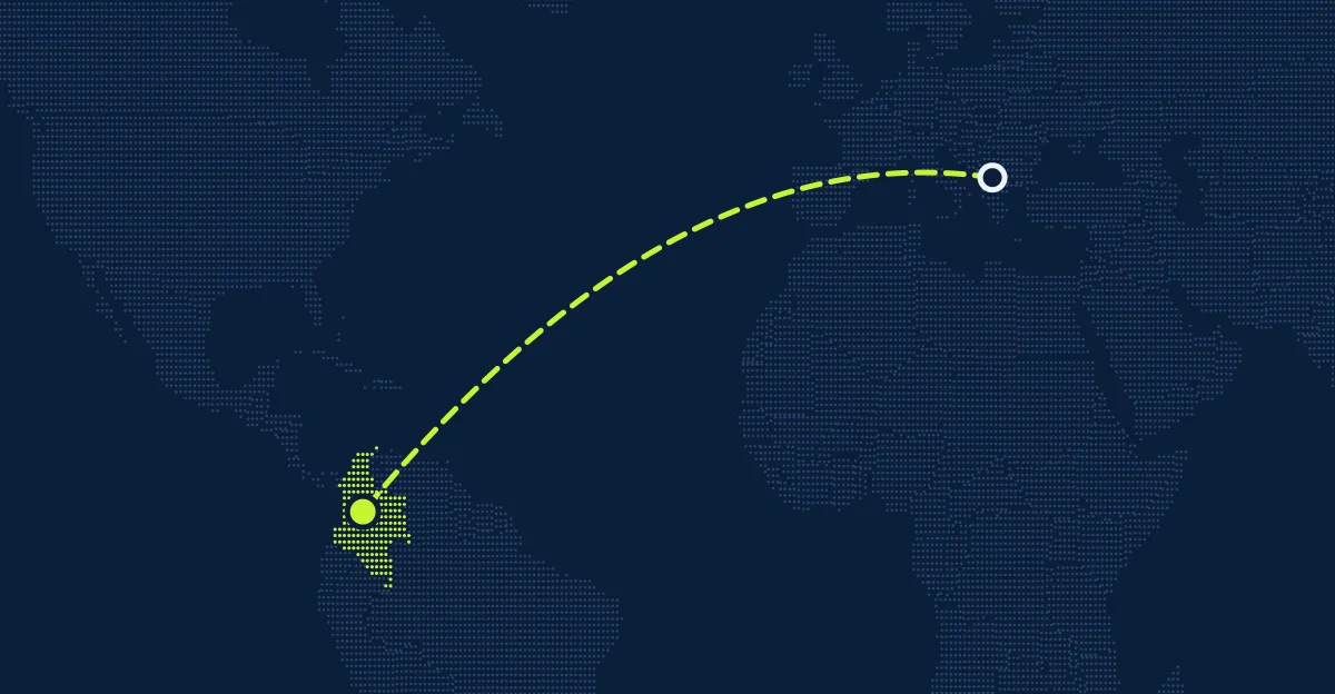 Macedônia do Norte → Colômbia