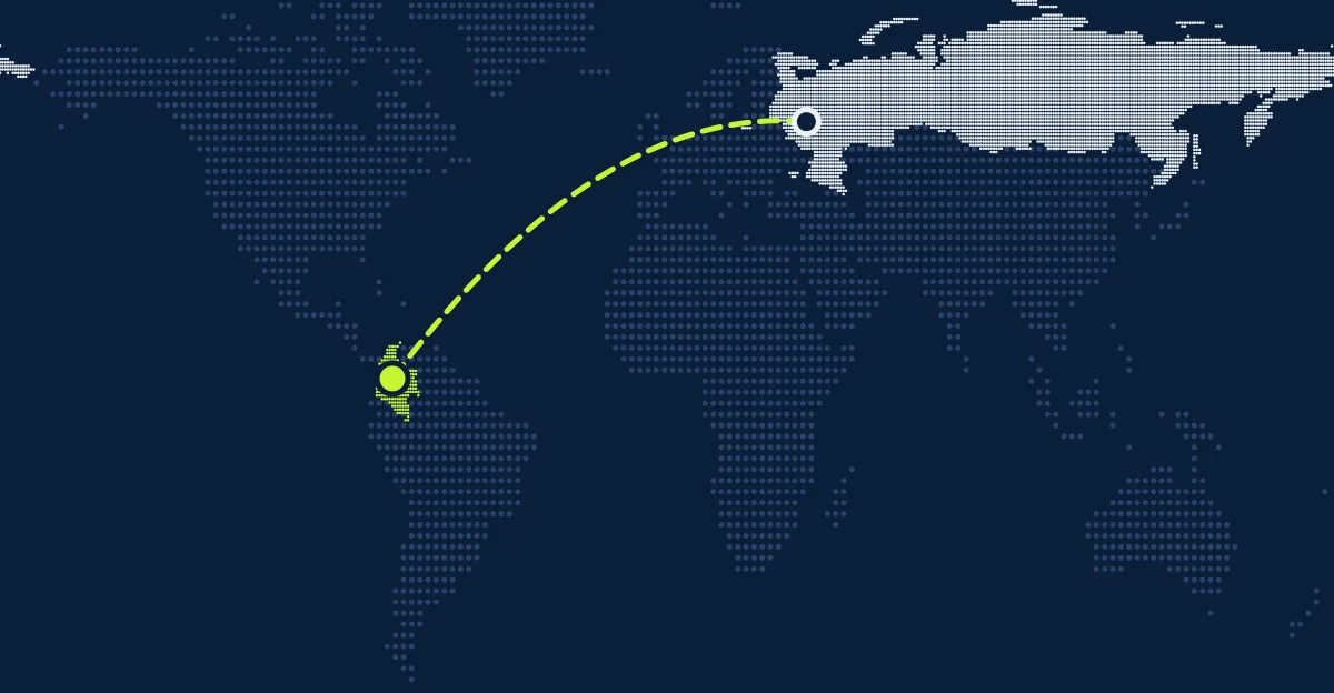 Russland → Kolumbien