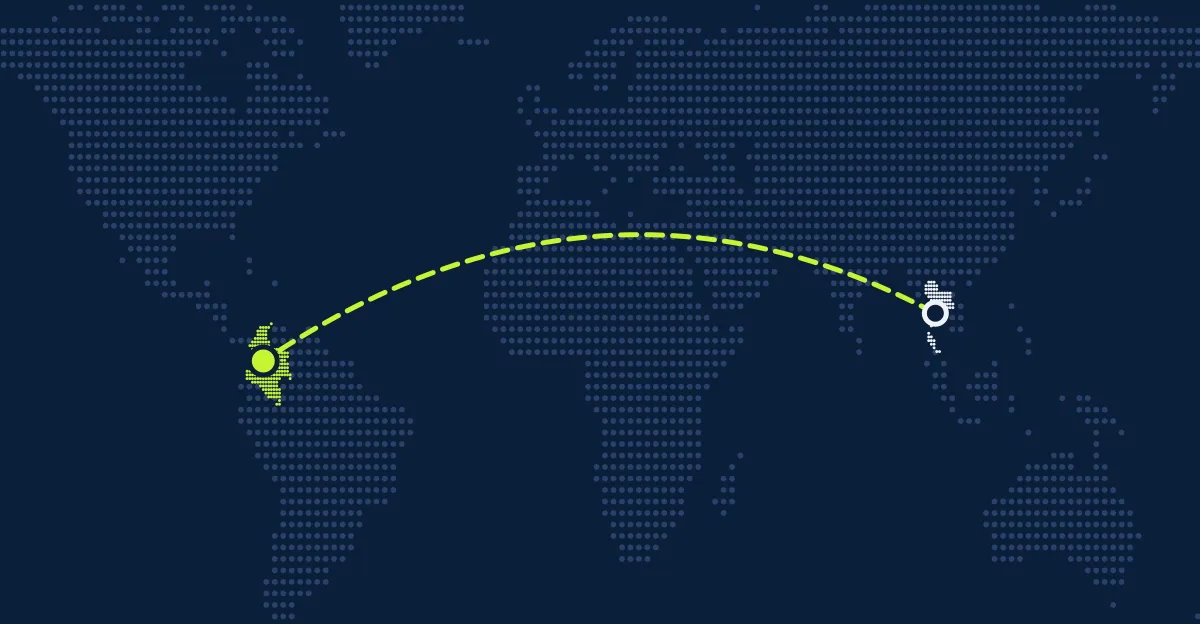 Thailand → Kolumbien