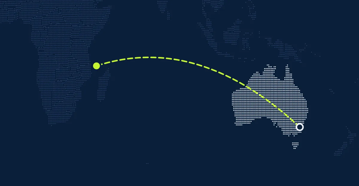 Australia → Komoro